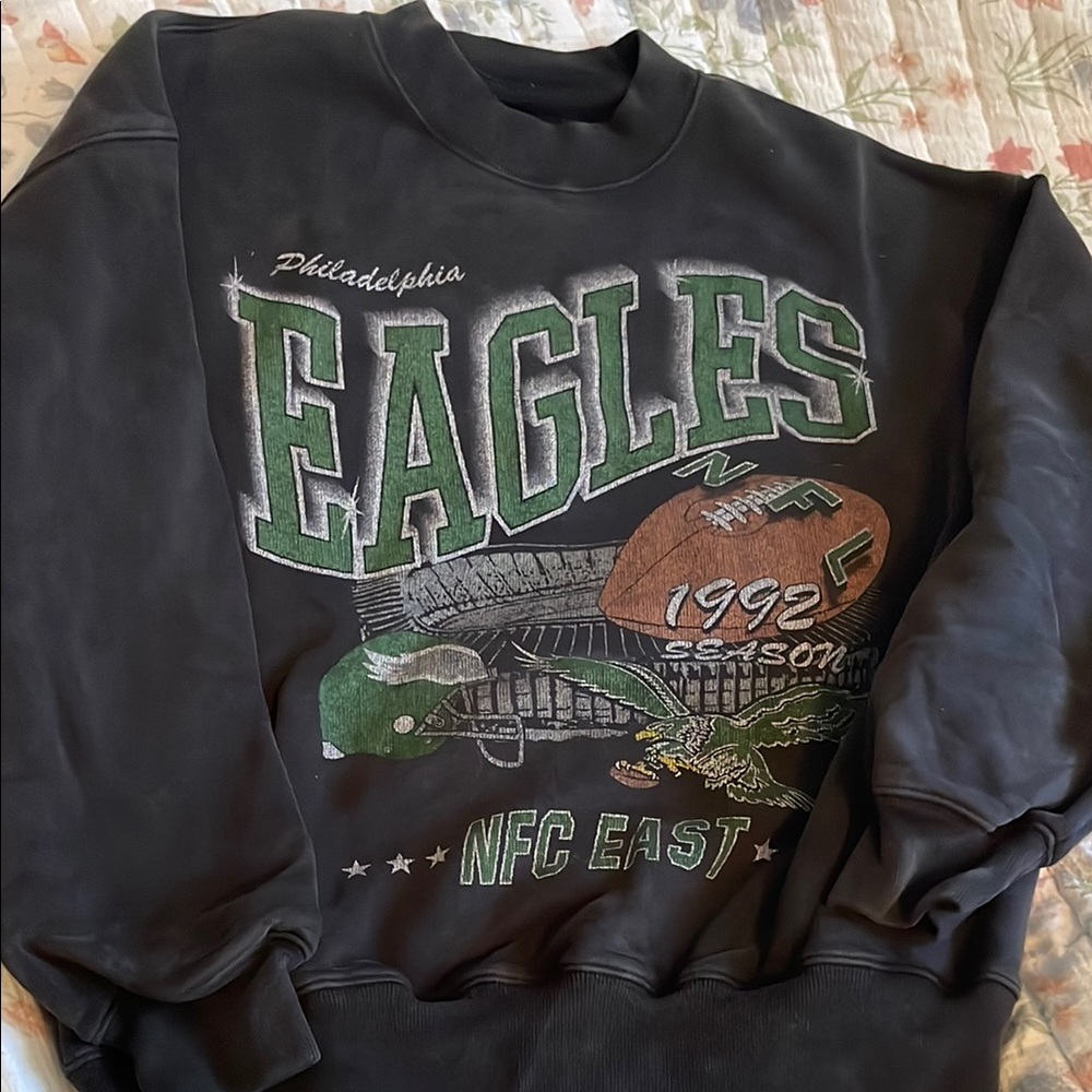 Abercrombie & Fitch Black Eagles Crewneck Sweater